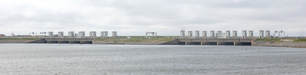 Obraz premium Kornwerderzand at the Afsluitdijk in the Netherlands