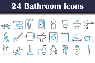 Bathroom Icon Set