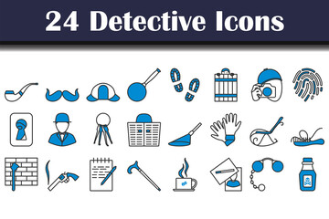 Detective Icon Set