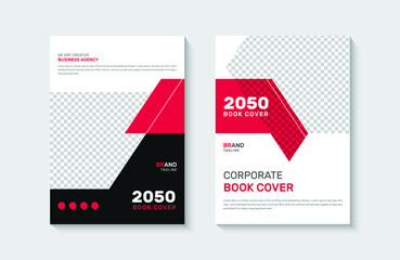 Corporate business book cover design template