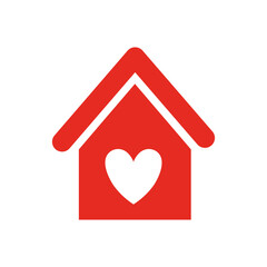 Sweet Home icon isolate on white background.