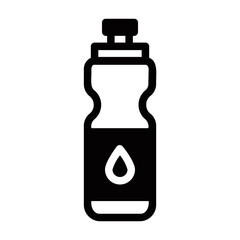 sport bottle glyph icon