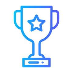 trophy gradient icon
