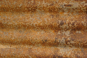Old zinc background rusted and decayed..