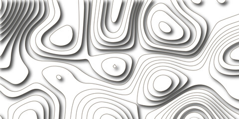 Abstract white papercut background with waves. Abstract papercut and multi layer cutout geometric pattern on vector, Abstract soft white background with waves, textured Papercut.