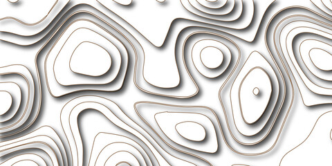 Abstract white papercut background with waves. Abstract papercut and multi layer cutout geometric pattern on vector, Abstract soft white background with waves, textured Papercut.