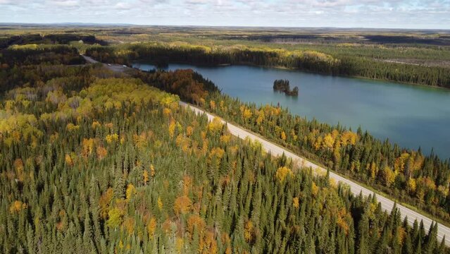 Route 109 in Abitibi-T&eacute;miscamingue Quebec Canada