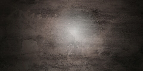 Old wall texture cement dark black gray backdrop background. abstract grey color design are light with white gradient background.