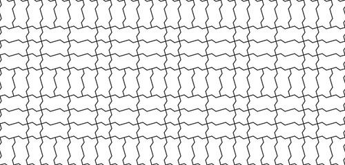 Zig zag shape paving blocks design. Two types of outdoor bricks pattern combination in vector se no.6