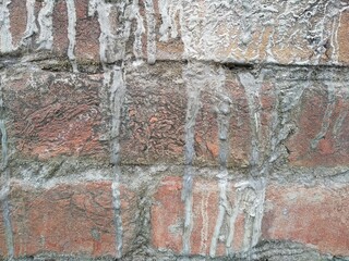 Distressed texture in soft blended brush strokes with white grunge stains and border gray...