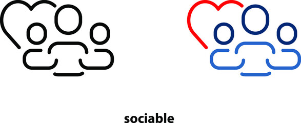 Sociable icon