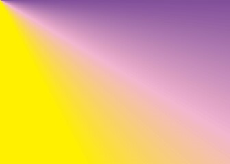 Gradient background with three color yellow, purple, dark blue. the clemency is triangular like a spotlight. smooth gradation. suitable for background, web design, banner, illustration and others