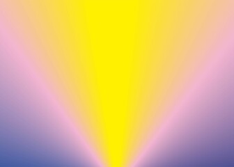 Gradient background with three color yellow, purple, dark blue. the clemency is triangular like a spotlight. smooth gradation. suitable for background, web design, banner, illustration and others