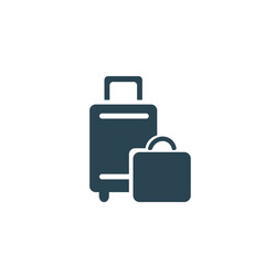 Vector illustration, tourist item icon. Bag, suitcase. Travel and hiking. Flat design.