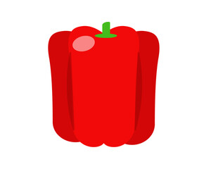パプリカ 赤ピーマン 野菜 ベクターイラスト