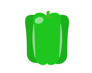 ピーマン 緑 野菜 ベクターイラスト
