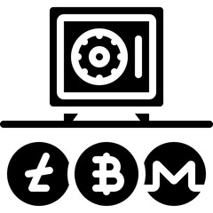 Virtual Currency Vault Icon
