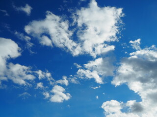 blue sky with clouds