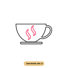cup of coffee icons  symbol vector elements for infographic web