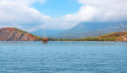 Phaselis ancient city on the coast of ancient Lycia - Kemer, Antalya