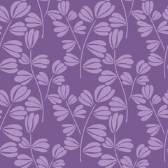 Summer floral seamless coloured leaves pattern for fabrics and packaging and linens and kids and wrapping paper