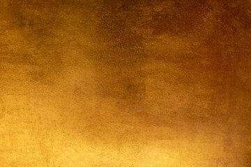 Gold abstract background or texture and gradients shadow horizontal shape