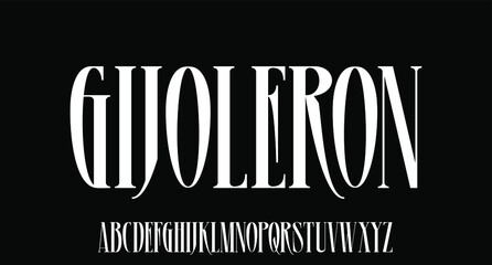 unique luxury and elegant serif font glamour style 