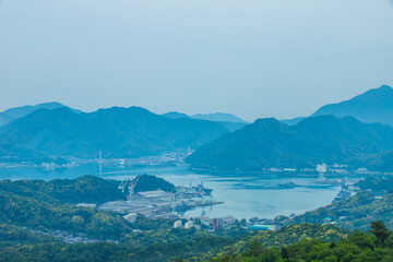 Obraz premium 京都府 五老スカイタワーから望む絶景