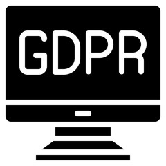 Computer GDPR Icon