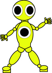 cartoon robot bee cartoon