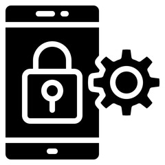 Secure Mobile Management Icon