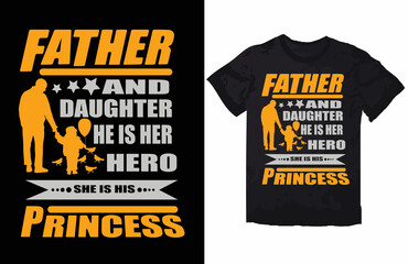 Happy father's day t-shirt design template