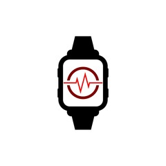 Online fitness activity tracker icon isolated on white background