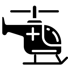 Medic Helicopter Icon