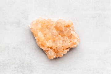 Closeup of gemstone - natural crystal stone mineral