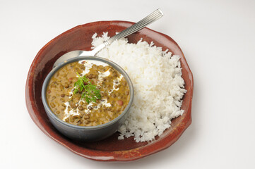 Dal Makhni and rice, Punjabi home food