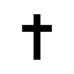 Christian cross icon