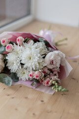 Delicate bouquet of flowers
