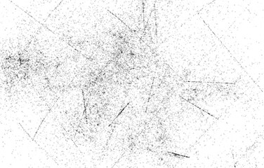 Dark Messy Dust Overlay Distress Background. Easy To Create Abstract Dotted, Scratched, Vintage Effect With Noise And Grain 
