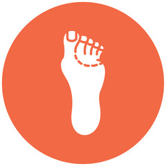 Loss Of Colour In Toes Icon