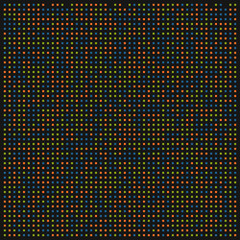 Naklejka premium Rule 253 Elementary cellular automaton random seed sample implementation illustration