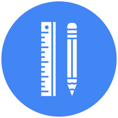 Ruler and pencil Icon