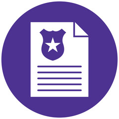 Criminal record Icon