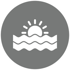 Dawn and sea Icon