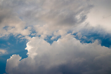 Cumulonimbus cloud on blue sky