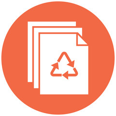 Recycled Paper Icon