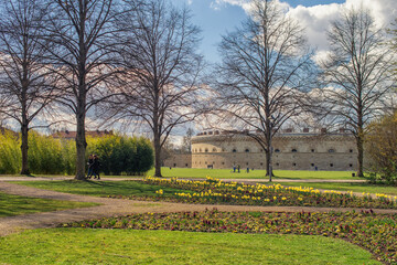 summer view of the park, Ingolstadt