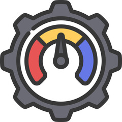 Efficiency Cog Icon
