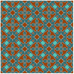 Vintage multicolor seamless pattern.Perfect for fashion, textile design, cute themed fabric, on wall paper, wrapping paper, fabrics and home decor.