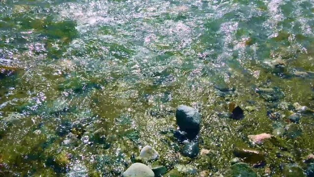 ston in the river